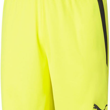 Puma - Mens Teamliga Shorts, Color Fluo Yellow/Pum