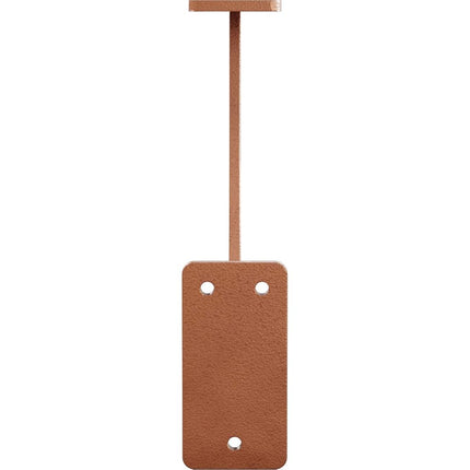Ekena Millwork BKTM02X09X09BRHCO 2 inch W x 9 inch D x 9 inch H Bradford Steel Bracket, Hammered Copper