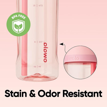 Owala FreeSip Tritan Water Bottle 25 oz Rose Quartz