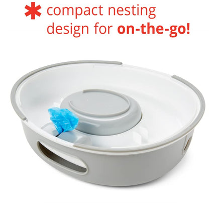 Skip Hop Go Time Multi-Stage 3 in 1 Potty Seat, White/Grey