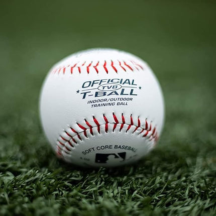 Rawlings | Official T-Balls | TVB | Youth/6u | 12 Count | Sponge Rubber Core | Indoor/Outdoor