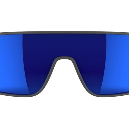 Tifosi Sanctum Sunglasses, Ideal For Cycling, Golf, Hiking, Running, Tennis & Pickleball, Lifestyle (Matte Gunmetal, Cobalt Blue Mirror, Smoke)