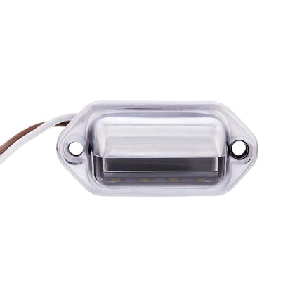 United Pacific 39930 Luz utilitaria/de matrícula cromada con 4 LED blancos