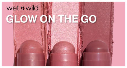 Wet n Wild, Mega Glo Vitamin E Makeup Stick, Multipurpose Blush Stick for Eyes, Cheeks and Lips, with Buildable and Blendable Formula, Travel-Ready and Retractable, Dusty Pink