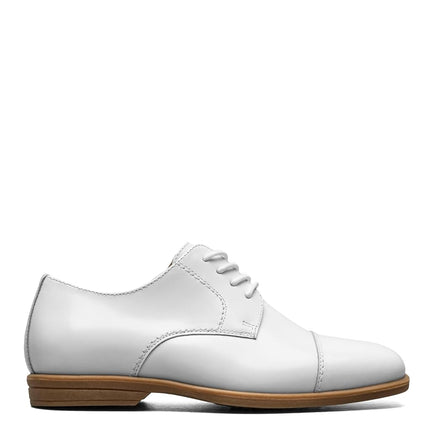 Florsheim Boys Men's Reveal Jr. Cap Toe OxfordOxford, White, 13.5 US Big Kid