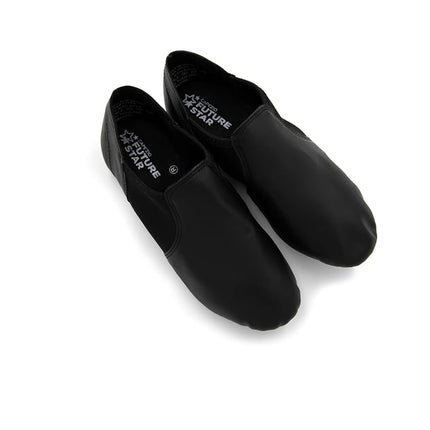 Capezio Future Star Child Jazz Shoe, Black, 11 M