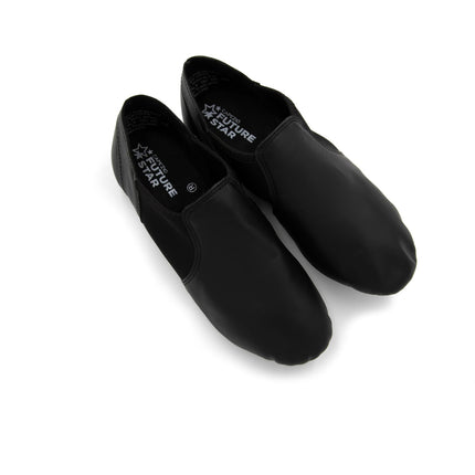 Capezio Future Star Child Jazz Shoe, Black, 11 M
