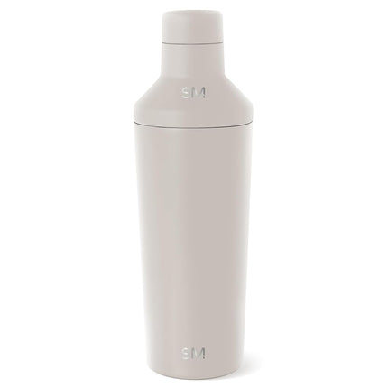 Simple Modern Cocktail Shaker Set with Jigger Lid | Stainless Steel Boston Shaker Insulated Martini Mixer for Mocktails | Gifts for Men Women Him Her | Classic Collection | 20oz | Almond Birch