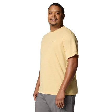 Columbia Men's Thistletown Hills Short Sleeve, Sand Dune Heather, S