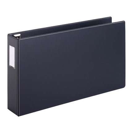 Cardinal® Premier 11" x 17" Binder, Easy Open® Locking Slant-D® Rings, 3", 650-Sheet Capacity, Black with Spine Label Holder