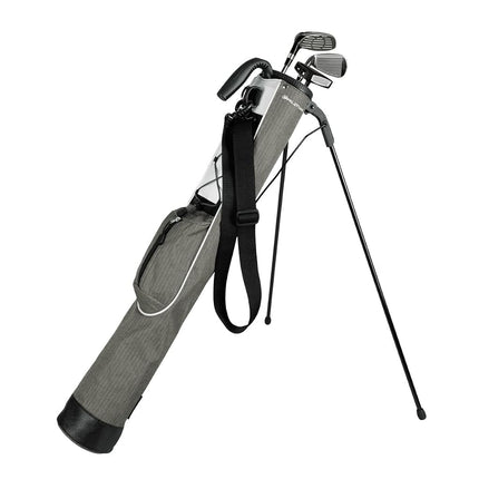 Orlimar Pitch 'n Putt Golf Lightweight Stand Carry Golf Club Bag for Men and Women, Plaid Poly Smoke Gray