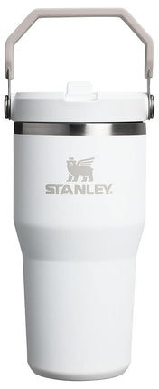 Stanley IceFlow 2.0 Flip Straw Cup with Handle 590 ml | Twist Lid and Flip Straw | Leak-Proof Water Bottle | Insulated Stainless Steel | BPA-Free | Frost