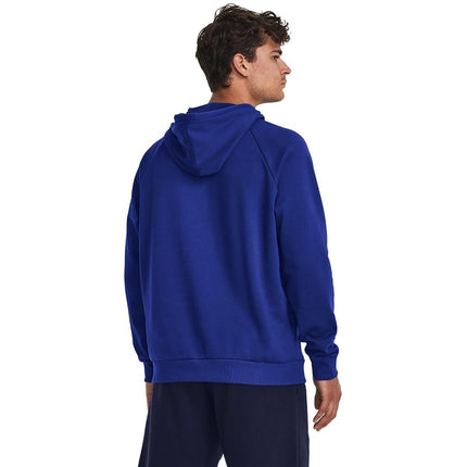 Under Armour Men's UA Rival Fleece Hoodie, (400) Royal / / White, X-Small