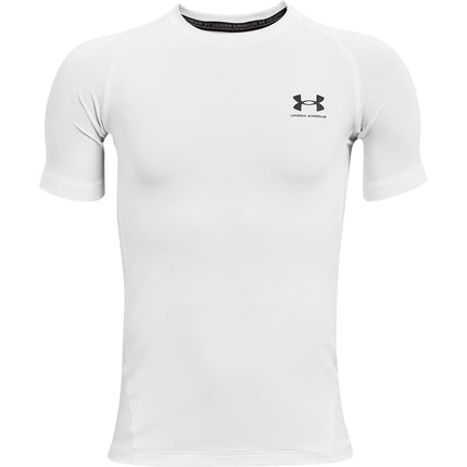 Under Armour Boys HeatGear Short Sleeve White M