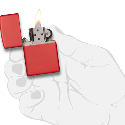 Zippo Adult-Unisex 233 Classic Red Matte Lighter