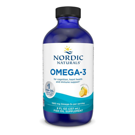 Nordic Naturals Omega-3 Lemon 8 fl oz 237 ml