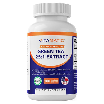 Vitamatic Green Tea Extract with Vitamin C, 25X Co