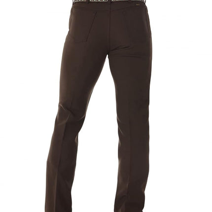 Wrangler Men's Wrancher Dress Jean Jeans, Brown, 38W / 32L