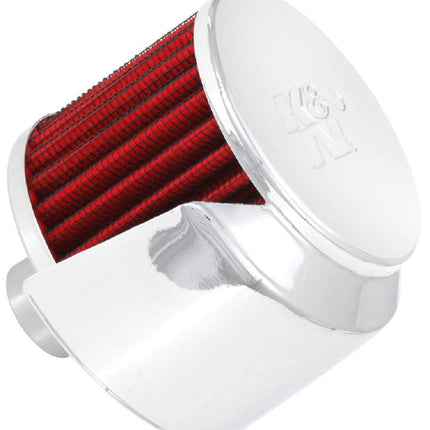 K&N Vent Air Filter/ Breather: High Performance, Premium, Washable, Replacement Engine Filter: Filter Height: 2.5 In, Flange Length: 1 In, Shape: Breather, 62-1520