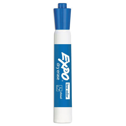 Expo Dry Erase Marker - Chisel Blue 12-pack