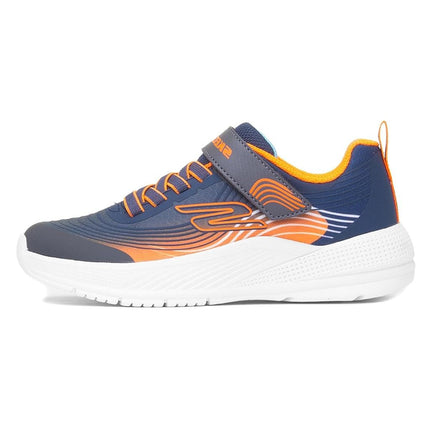 Skechers Boys' Microspec Advance Trainer, Navy, 11