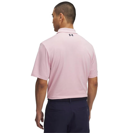 Under Armour Mens Matchplay Polo Prime Pink L