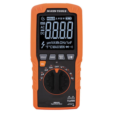 Klein Tools MM450 Multimeter, Slim Digital Meter, 
