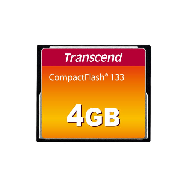 Transcend 4GB CompactFlash 133 Memory Card (CF Car