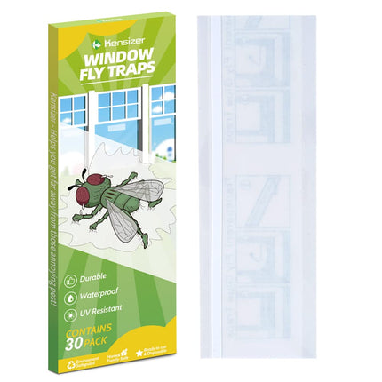 Kensizer Bug & Fly Clear Window Fly Traps - Pack o