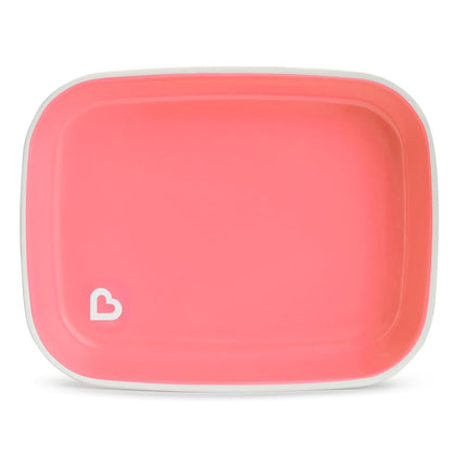 Munchkin� Splash� 4 Piece Toddler Plates, Pink/Purple