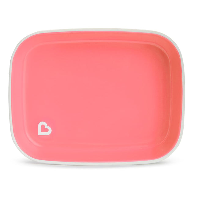 Platos para Niños Pequeños Munchkin® Splash®, de 4 Piezas, Rosa/Morado