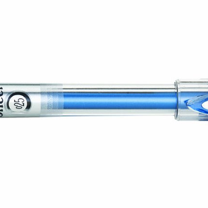 Pentel Arts Slicci 0.25 mm Extra Fine Gel Pen, Blue Ink, Box of 12 (BG202-C) by Pentel