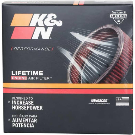 K&N Universal Round Air Filter 52mm offset flange (29mm), 149mm, 51mm height (RU-045V)