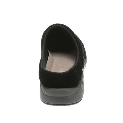 Easy Spirit Travelport Women's Slip On, 7 E US, Black-Suede