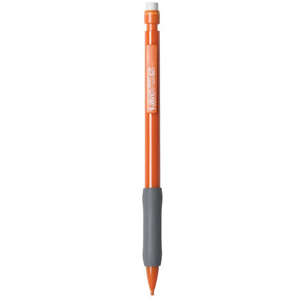 Mechanical Pencil,0.5mm,Rubber Grip,Nonrefill, 6/PK, BK/GY, Sold as 1 Package