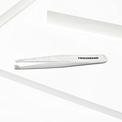 Tweezerman Exclusive Moon Dust Slant Tweezer - Hair Removal Tweezers, Stainless Steel