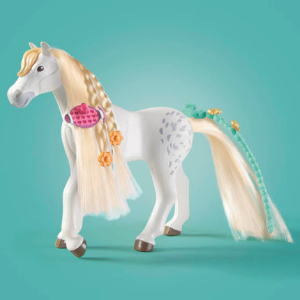 Playmobil 71354 Horses of Waterfall Washing Station with Isabella and Lioness, extensive rides and joint selfies, fun imaginative role-play, sustainable play sets suitable for children ages 5+