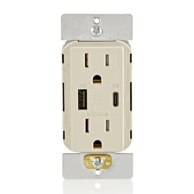 60W (20V@2.5A+ 5V@2A) USB Dual Type A/Type-C Power