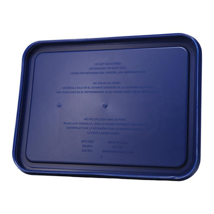 Pyrex 7210-PC Rectangle Dark Blue 3 Cup Storage Lid for Glass Dish (6, Dark Blue)