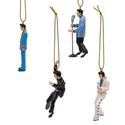 Kurt Adler 4pc Elvis Presley® Miniature Ornaments