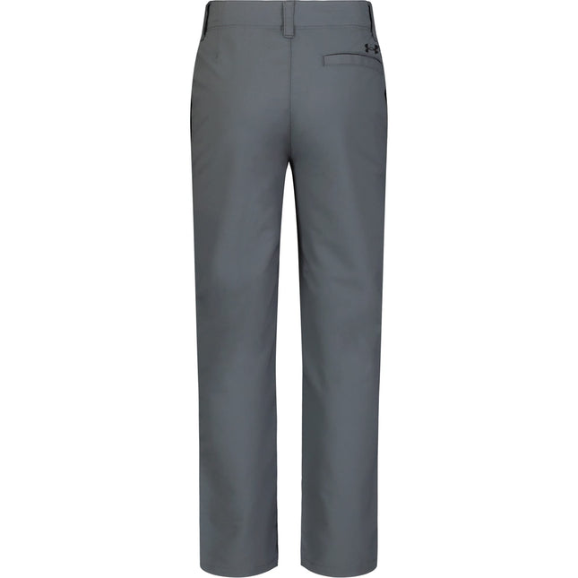 Under Armour Match Play Pant, Belt Loops, Soft & Comfortable Golf Pants, Dark Grey-Core, 6 for Kids