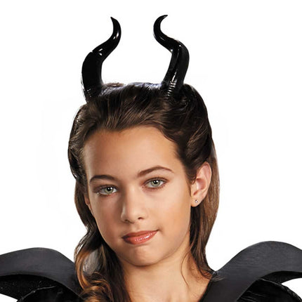 DISGUISE Maleficent Christening Black Gown Deluxe Costume for Girls