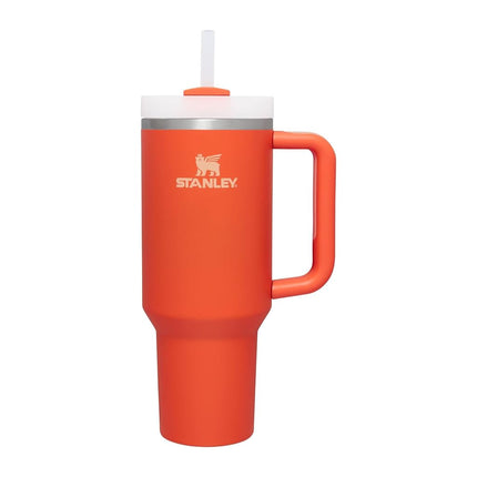 Stanley Quencher H2 FlowState Vaso Térmico de Acero Inoxidable con Aislamiento al Vacío con Tapa y Popote para Agua, Té Helado o Café, Batidos y Más 40 oz, (10-02663-129)