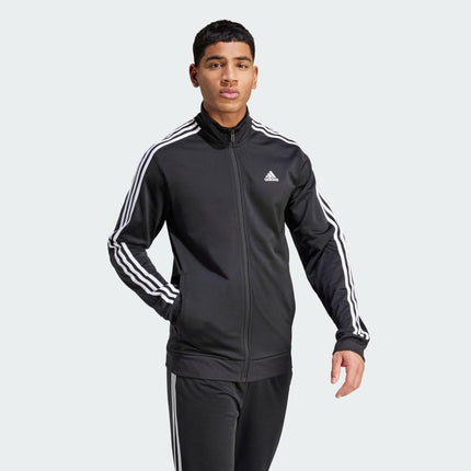 adidas mens Warm-up Tricot Regular 3-stripes Track Jacket Black/White Large