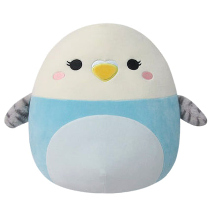 Squishmallows 14-Inch Tycho Blue and White Parakee
