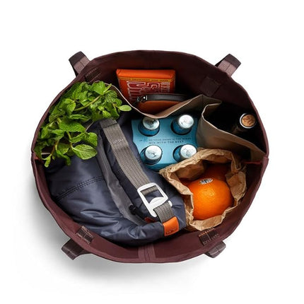 Bellroy Market Tote, Shoulder Shopping Bag - Burgundy
