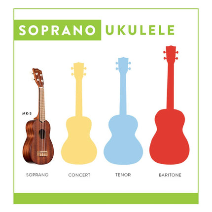 Kala Makala Soprano Mahogany Ukulele (MK-S)