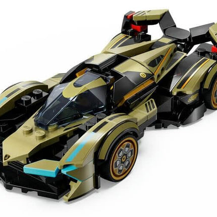 LEGO Speed Champions Lamborghini Lambo V12 Vision GT Super Car Toy for 10 Plus Year Old Boys & Girls, Buildable Vehicle Model Set, Kids' Bedroom Decoration, Birthday Gift Idea 76923