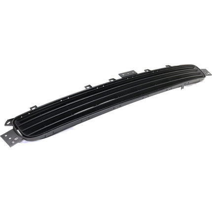 Bumper Grille For 2014-2015 Infiniti Q50 Center Textured Black Plastic