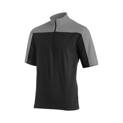 Mizuno Youth Comp Short sleeve Batting Jacket, Black/Grey, Medium